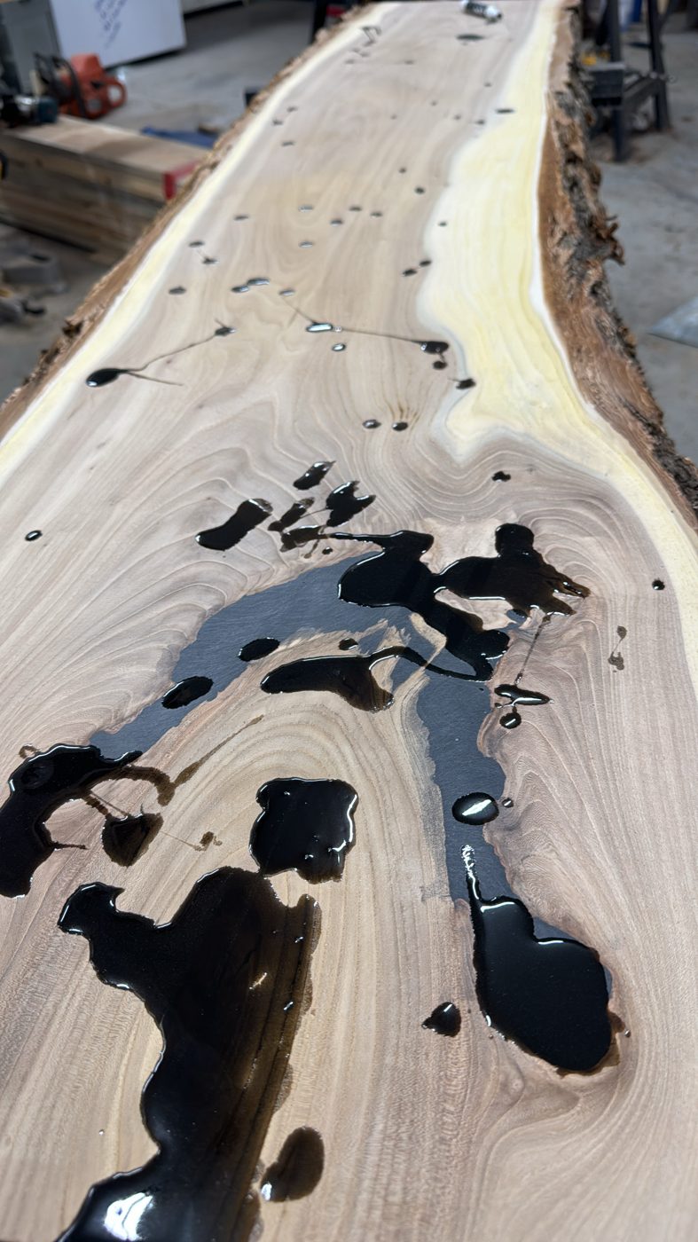 Siberian elm slab