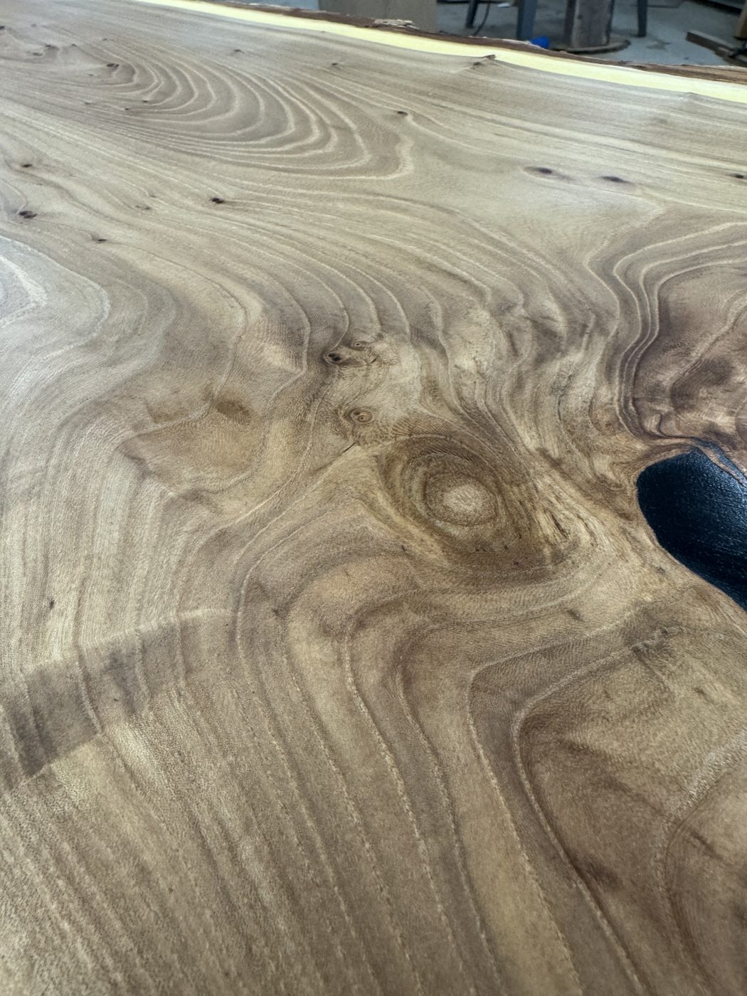 American elm slab